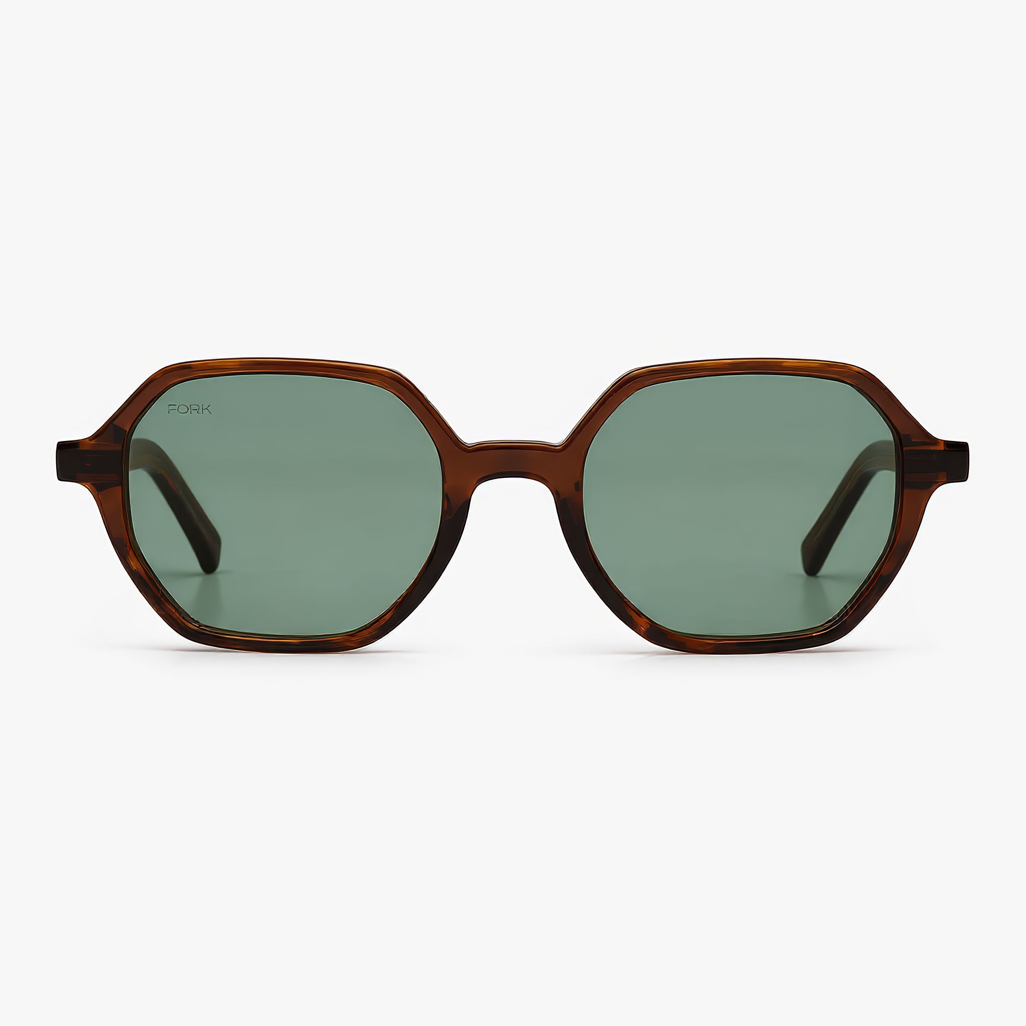brown glasses green tint #Color_Brown